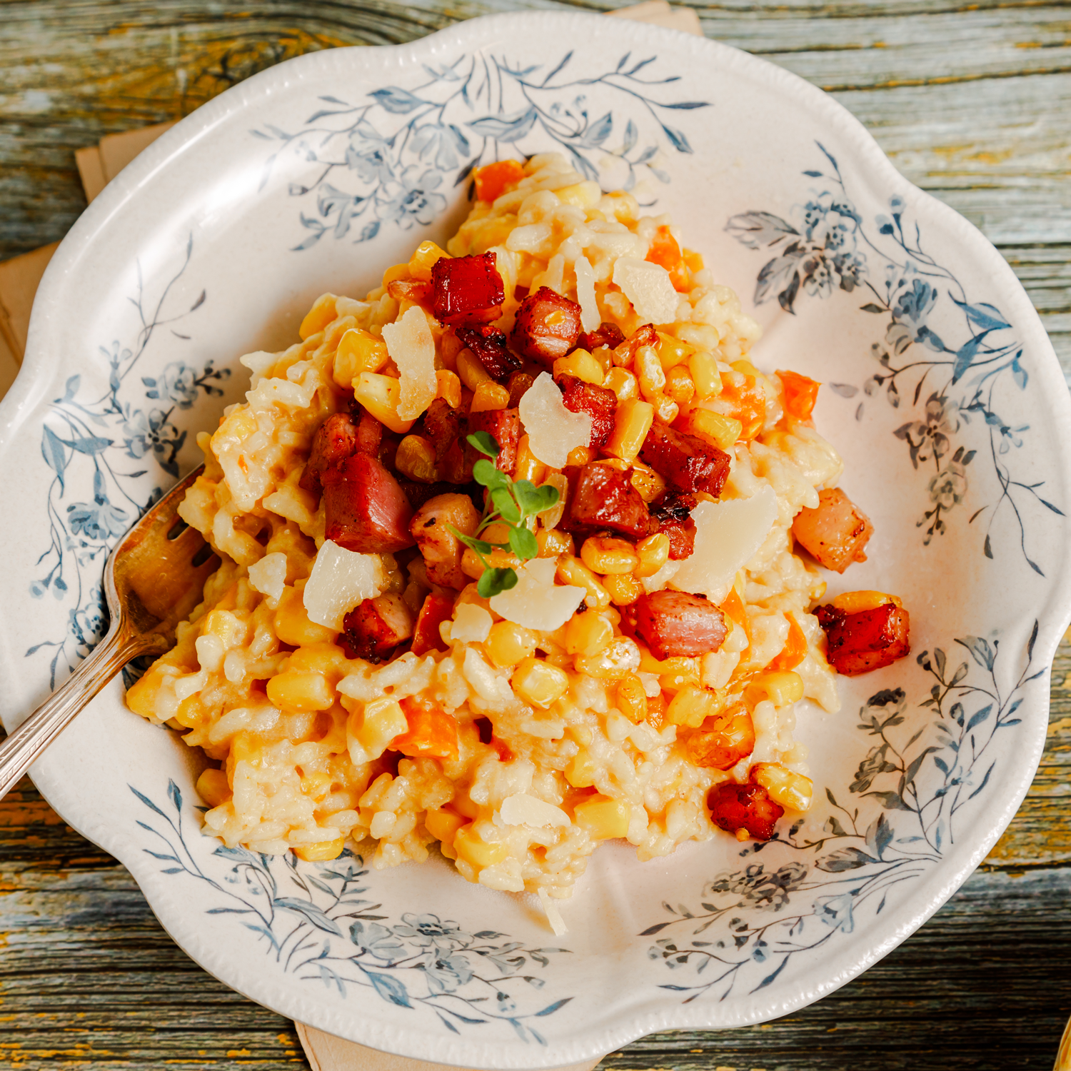 Summer Corn Risotto 